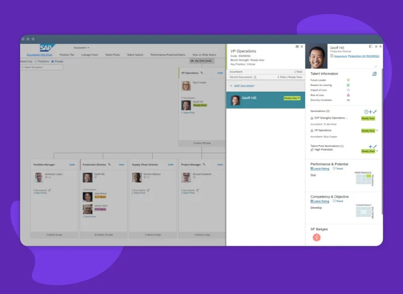 SAP succession planning software