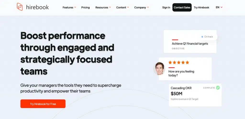 Hirebook Performance