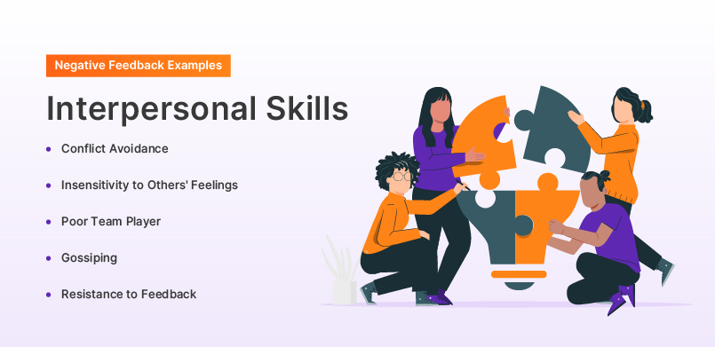 Negative Feedback Examples on Interpersonal Skills