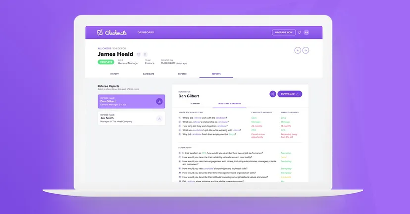 Best Reference Check Software - Checkmate