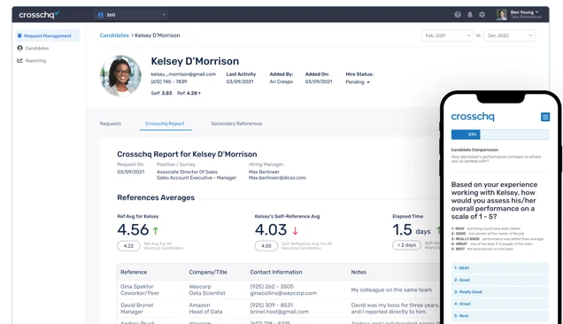 Best Reference Check Software - Crosschq