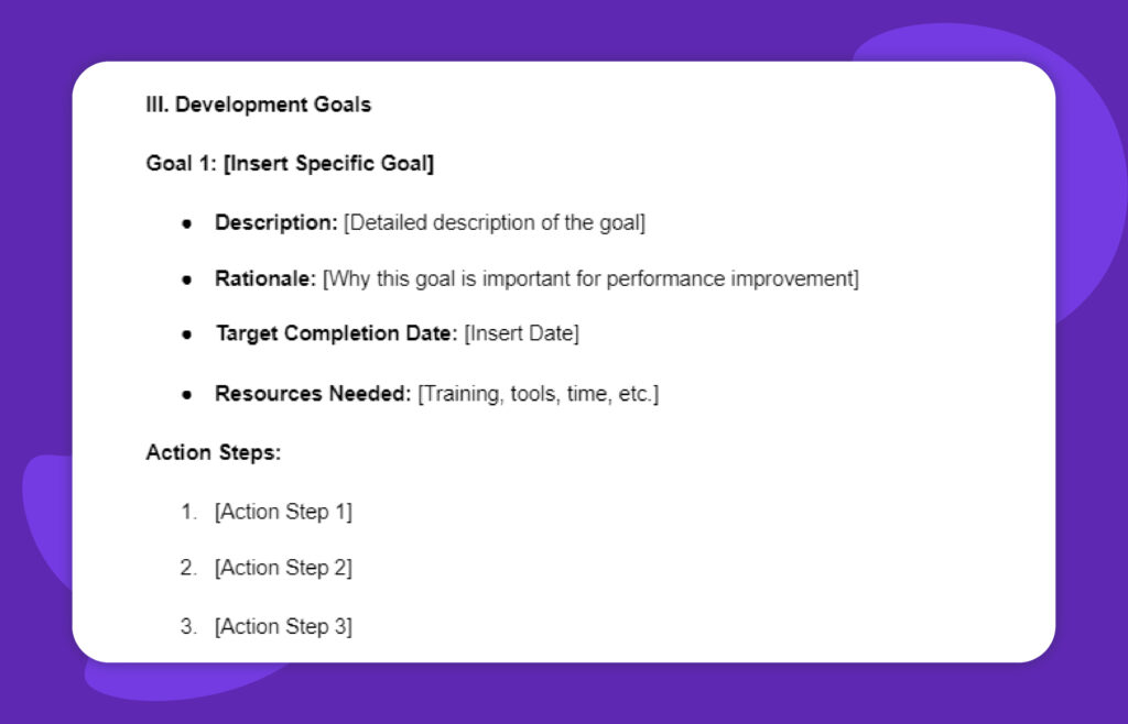 IDP Template Example