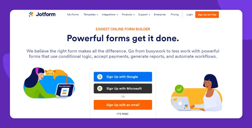 Jotform 360-degree feedback software