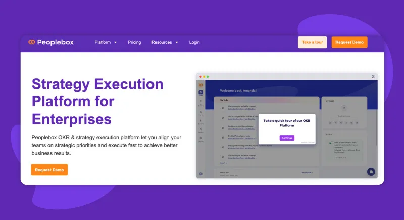 Peoplebox strategy execution platform