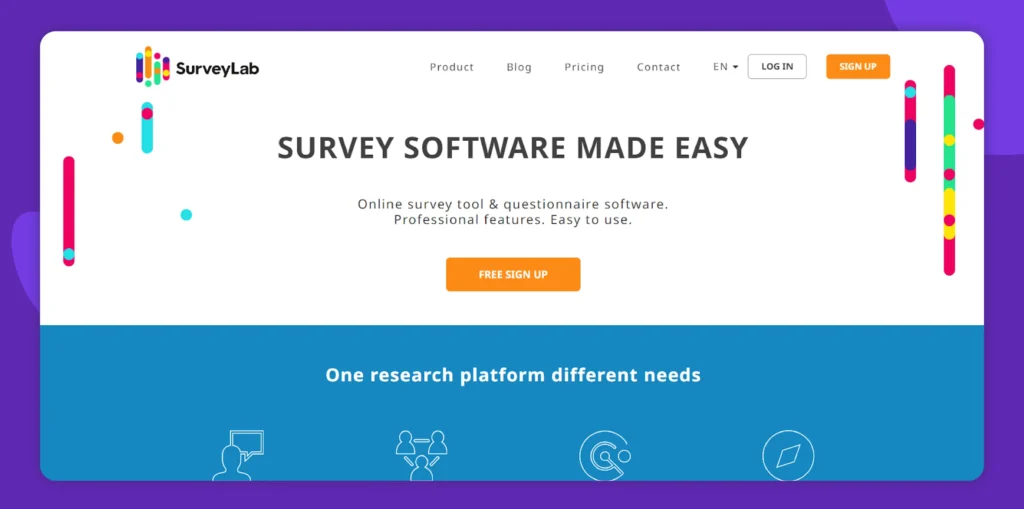 SurveyLab website