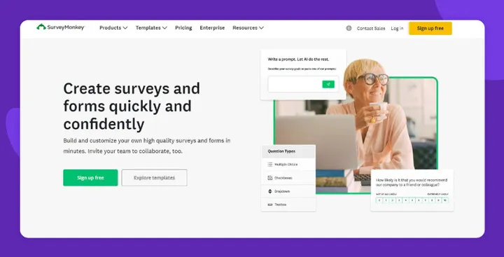 SurveyMonkey online survey and form builder