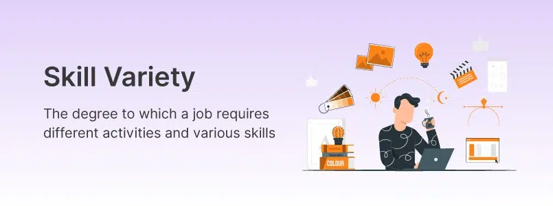 Core job characteristics— skill variety