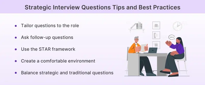 Strategic Interview Questions Tips and Best Practices