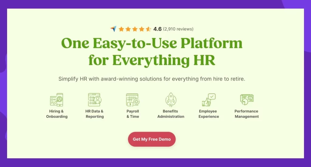 Bamboo HR simplifies small business hiring with an ATS integrated into a full HR management system.