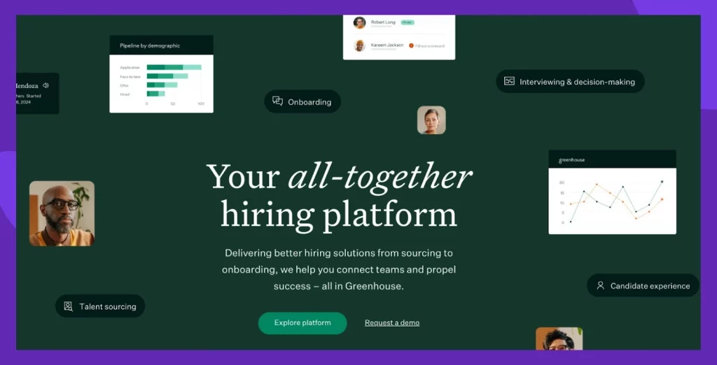 Greenhouse helps you build stronger teams with structured hiring and talent pools