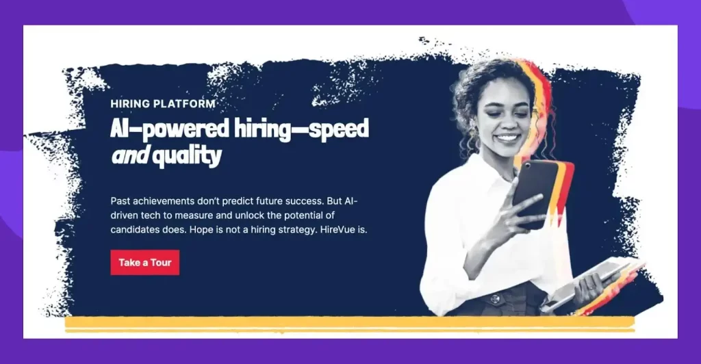 HireVue lets you make faster hiring decisions with its AI-powered interview and text recruiting capabilities