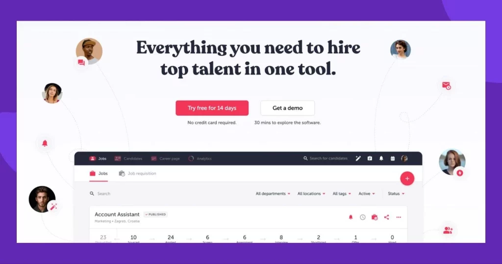 TalentLyft helps attract top talent with AI-enhanced recruitment marketing and applicant tracking.