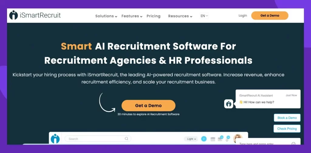 iSmartRecruit lets you attract better talent by treating hiring like a marketing campaign with branded career pages