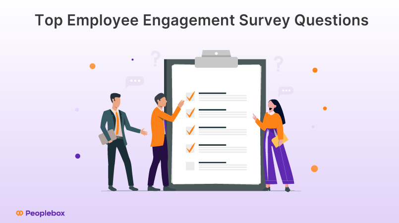 top employee engagement survey questions