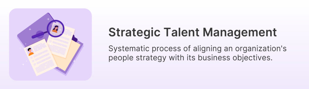 Strategic talent management definition