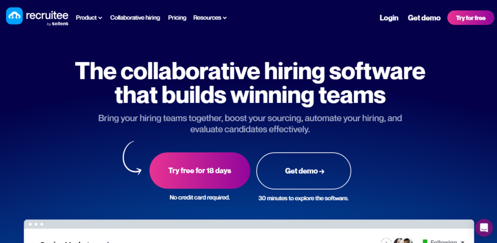 Recruitee - recruiting software