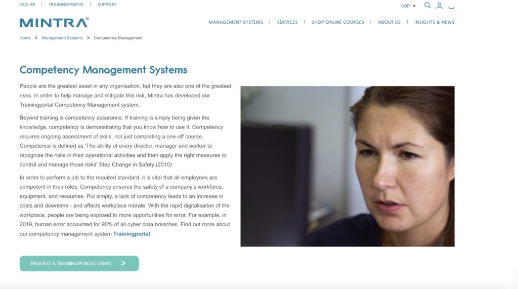 MINTRA Competency management systems