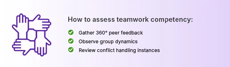 How to assess teamwork competency