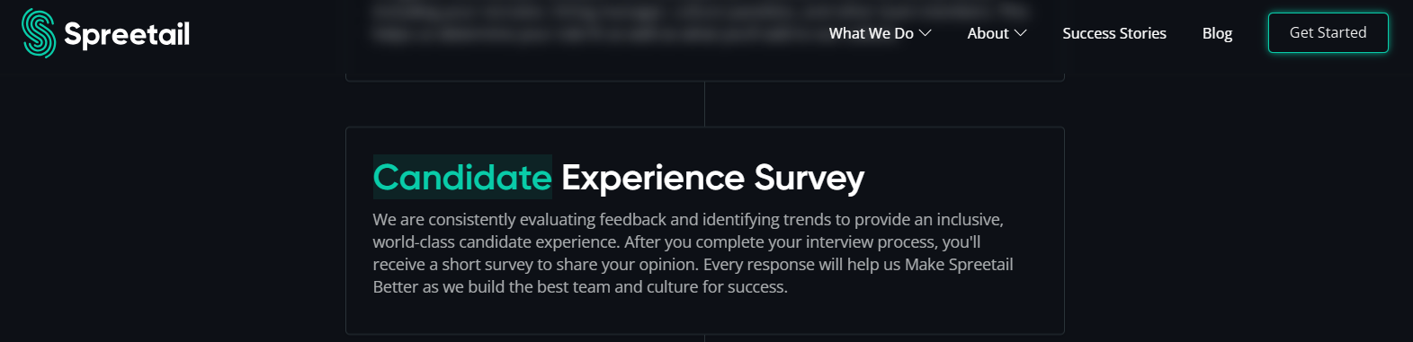 Spreetail Candidate Experience Survey