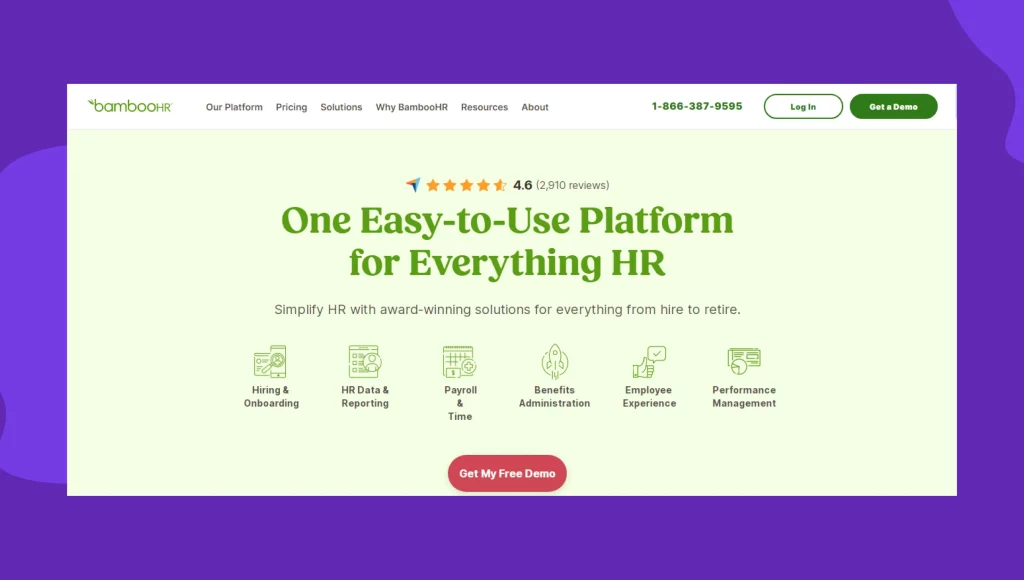 BambooHR Integrated Platform for HR Management