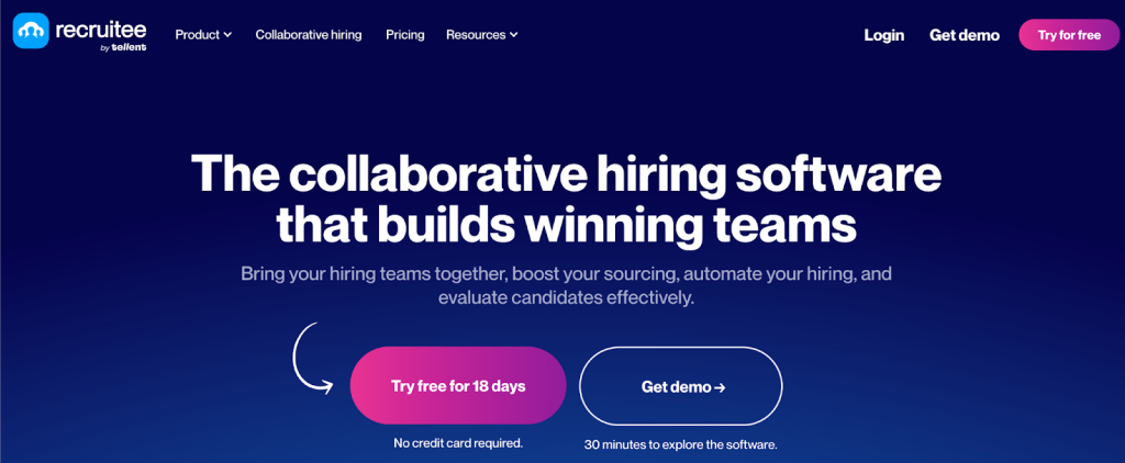 Recruitee – Collaborative Hiring Software