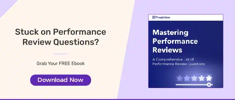 Comprehensive list of Performance Review questions
