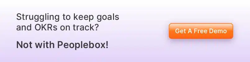 Use Peoplebox to keep track of employee goals