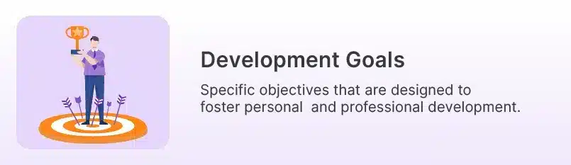Employee development goals