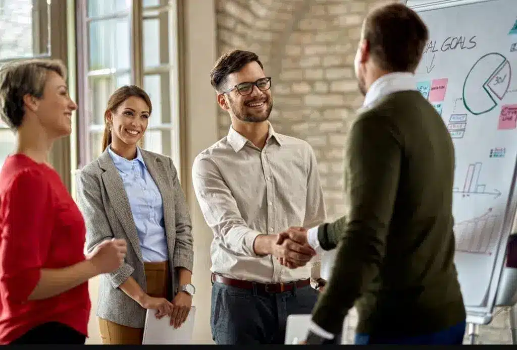employee recognition for a good presentation